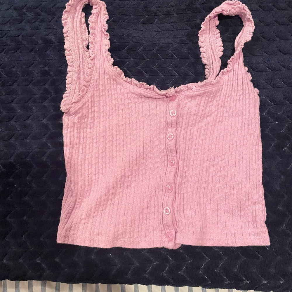 Pink crop top